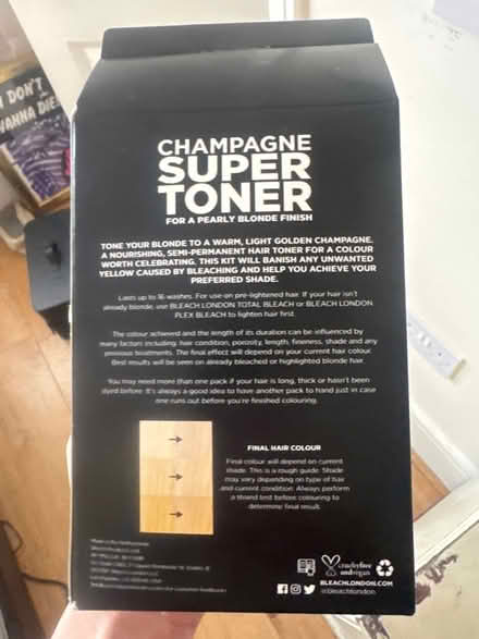 Photo of free Bleach London Toner (Bethnal Green E2) #2