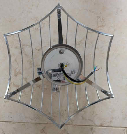 Photo of free Chrome and Crystal ceiling lights (HR6 0EZ) #4