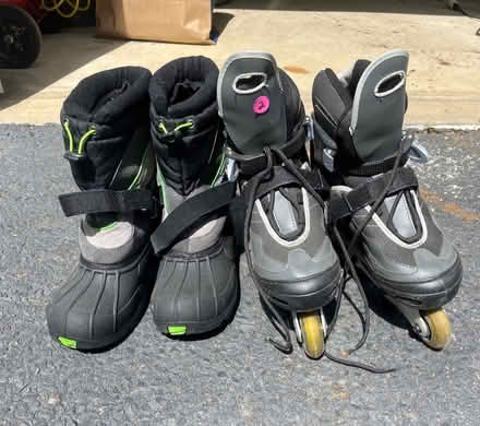 Photo of free Boys snow boots & roller blades (Thompson/Harmony - Middletown) #1