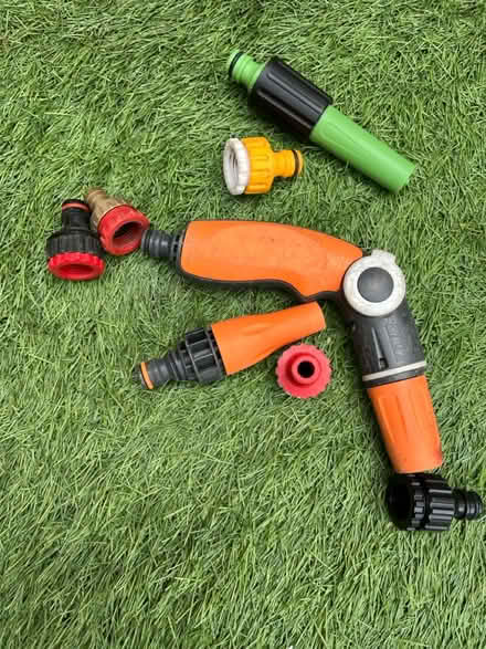 Photo of free Large garden hose and fittings (TF4) #2