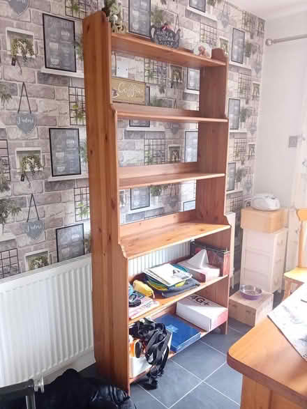 Photo of free IKEA wooden bookshelf unit (Greenhill S8) #1