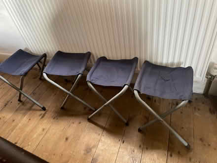 Photo of free 4 folding camping stools (New Malden KT3 4) #3