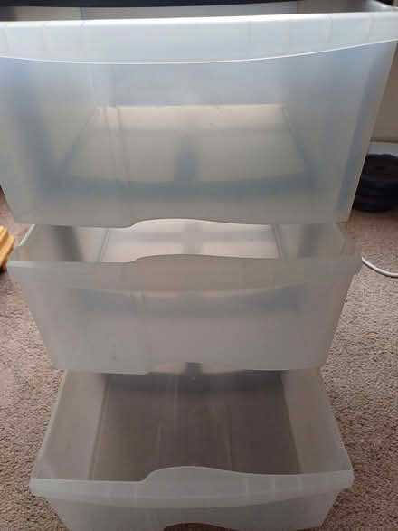 Photo of free Tontarelli 3-Tier Drawer Unit with Wheels (Orgreave S13) #2