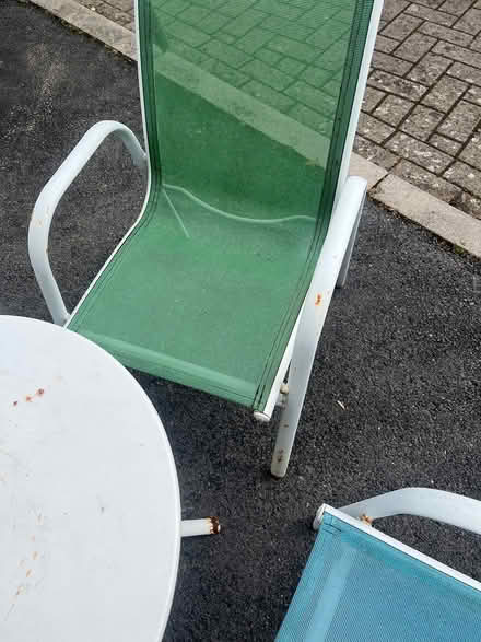 Photo of free Child’s outdoor table and chairs (BA2) #3