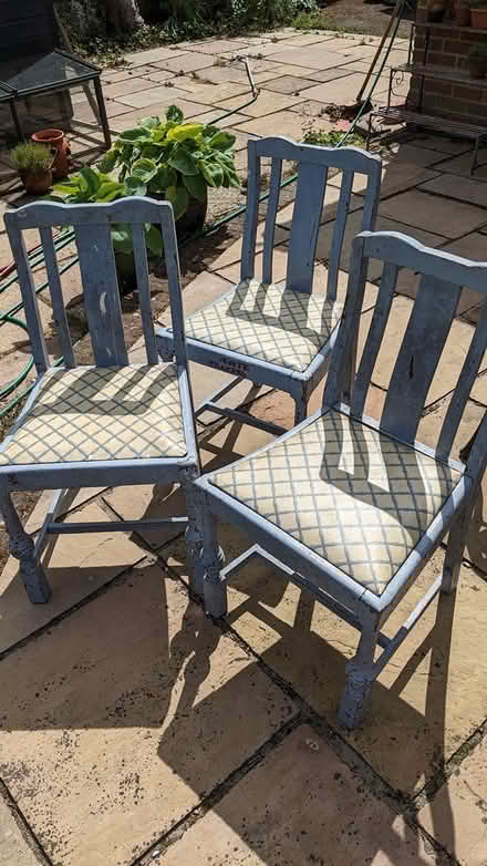 Photo of free Three matching kitchen chairs (Cranleigh) #1
