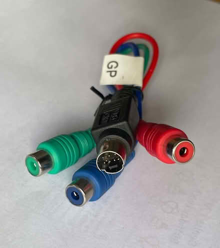 Photo of free SCART, SCART to Phono & mini-DIN converter cables (Heswall CH60) #2