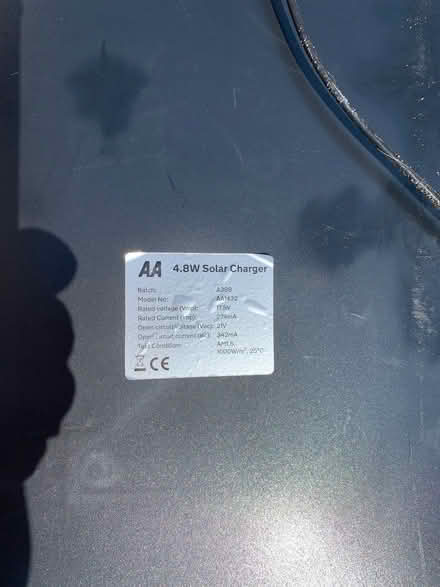 Photo of free Solar panel for a car (Iver Heath Fields SL0) #2