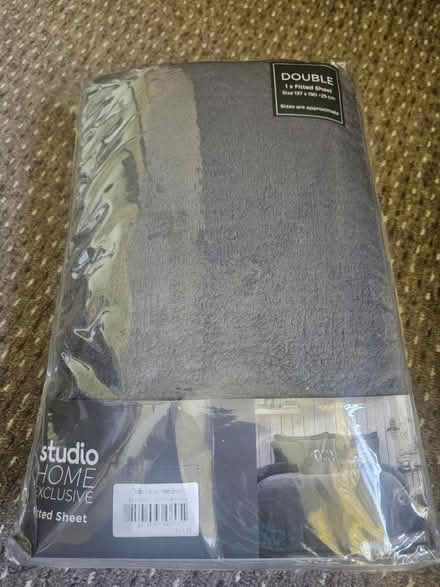 Photo of free Double teddy fitted sheet (Near Fairlands, Stevenage, SG2) #1