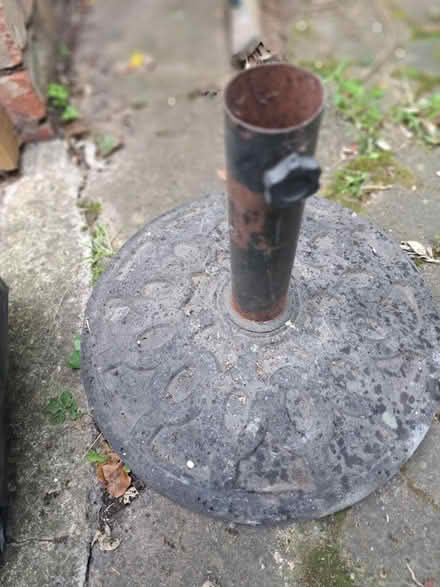 Photo of free Heavy parasol base (NG4 Netherfield) #1