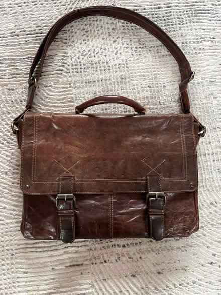 Photo of free Leather satchel (Harlow Fields DE22) #1