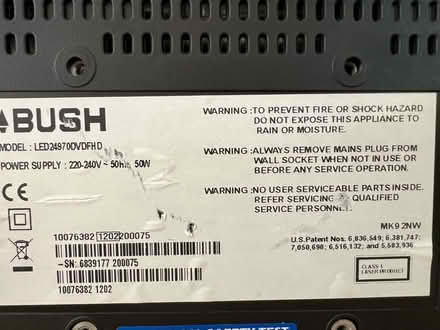 Photo of free Bush TV & DVD 24” Screen (Rother TN35) #2