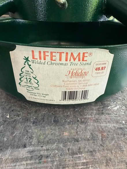 Photo of free Heavy Duty Steel Xmas Tree Stand (New Market, Md Lake Linganore) #2