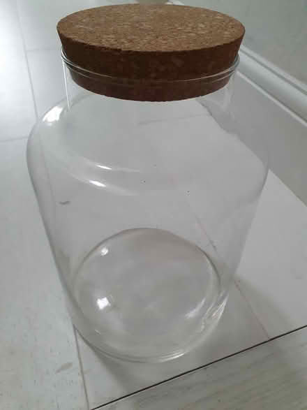 Photo of free Large glass jar with lid (South Ealing) #1