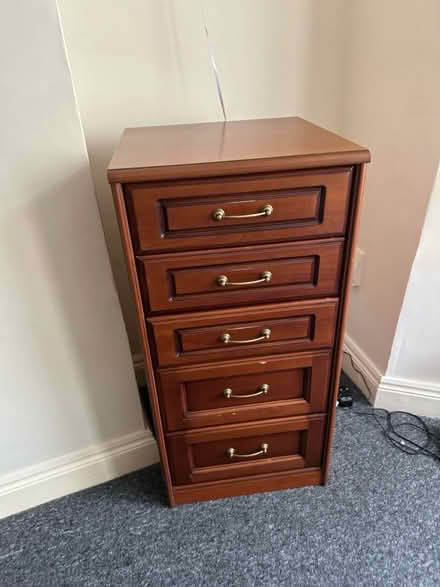 Photo of free Wooden chest of drawers (Leytonstone) #2