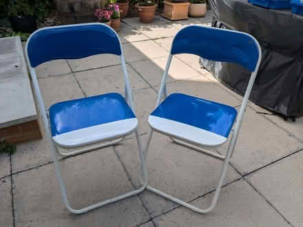 Photo of free Foldaway chairs (Woodley RG6) #1
