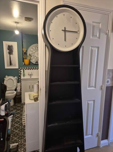 Photo of free Tall bookshelf clock (Rm3 0gd) #1