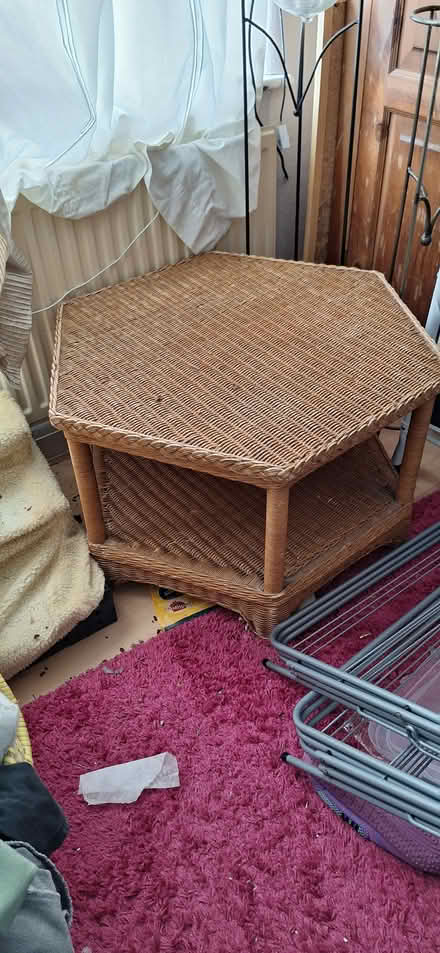 Photo of free Wicker side table (Denton M34) #1