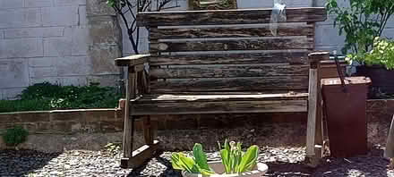 Photo of free rocker garden bench (Trinity church area) #1