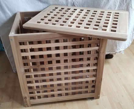 Photo of free IKEA Skoghall wood lattice box (Butterwick PE22) #1