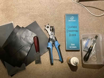 Photo of free Leather tools and scraps (Yarnton OX5) #1