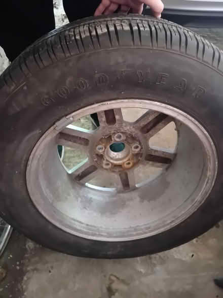 Photo of free Goodyear Tyre and alloy wheel (Blandford DT11) #3