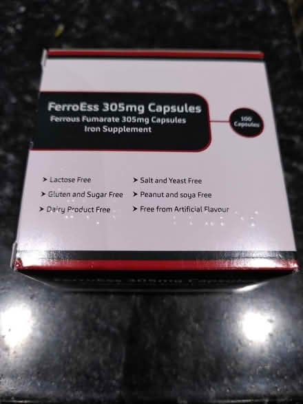 Photo of free Iron supplement capsules (Byfleet KT14) #1
