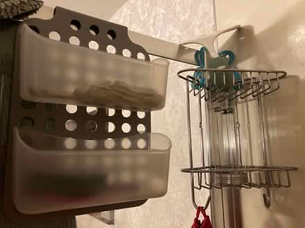 Photo of free Storage hangers baskets for shower etc standing shelves (Stainton CA11) #1