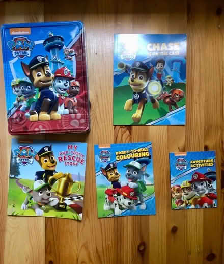 Photo of free Paw Patrol jigsaw and activity set in tin (Latchford WA4) #1