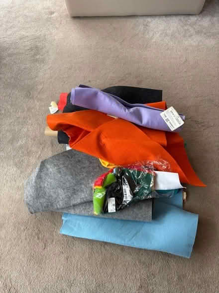 Photo of free Large assortment of felt fabric and wool for crafting (Kings Hill ME19) #1