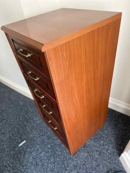 Photo of free Wooden chest of drawers (Leytonstone) #1
