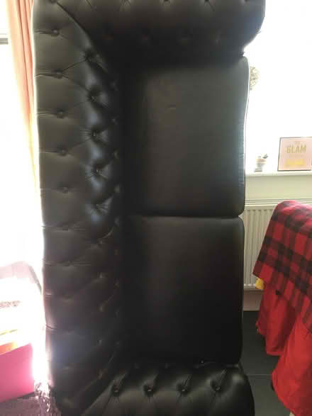 Photo of free Three seater sofa - Black (Cartmel LA11) #1