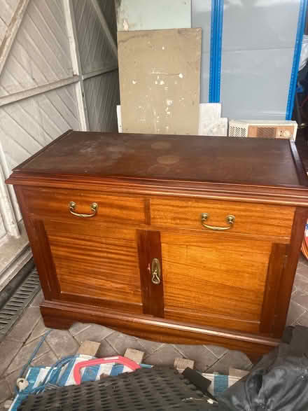 Photo of free Mahogany sideboard 2 drawers (Shrewsbury SY2) #2