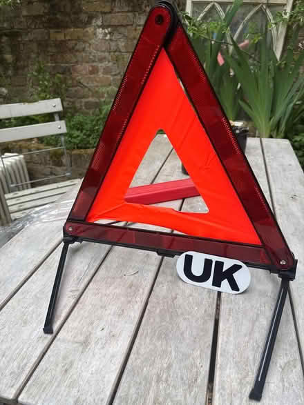 Photo of free Safety triangle and GB magnet (Isleworth. TW7) #1