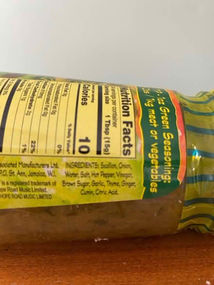 Photo of free Jamaican green seasoning (SG8) #3