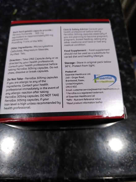 Photo of free Iron supplement capsules (Byfleet KT14) #2