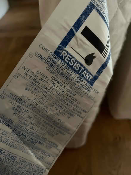 Photo of free Cot mattress (Shepton Beauchamp) #1