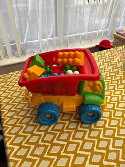 Photo of free Plastic dumper truck & bricks (Rainham ME8 8TB) #2