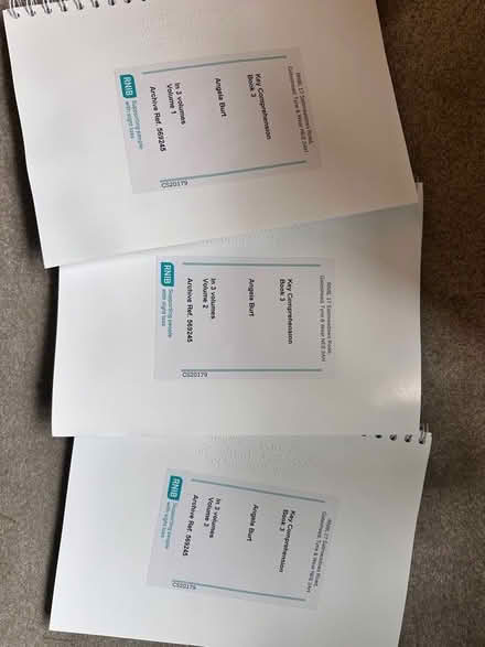 Photo of free Braille books - Key comprehension Vol 1-3 (Fleetville AL4) #1