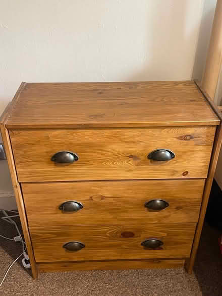 Photo of free Wooden chest of drawers (Holloway N7) #1