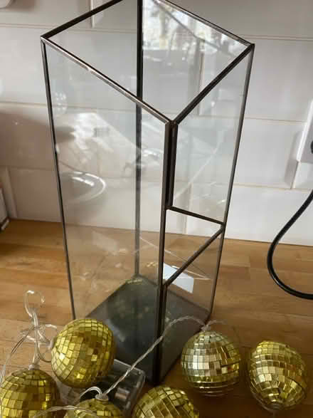 Photo of free Gold lights and glass container (Littleport, CB6 1) #4