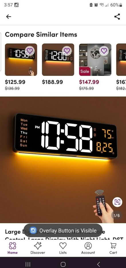 Photo of free Large display digital clock (Kensington) #2