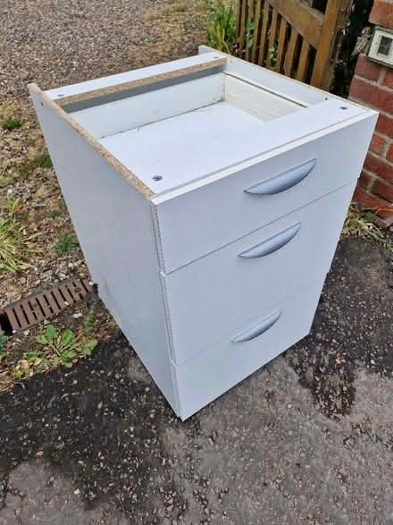 Photo of free 3 draw kitchen unit (Hales NR14) #1