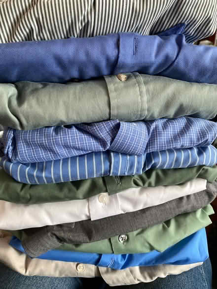 Photo of free Men’s l/s dress shirts 17 neck (Bascom/Union Campbell) #1