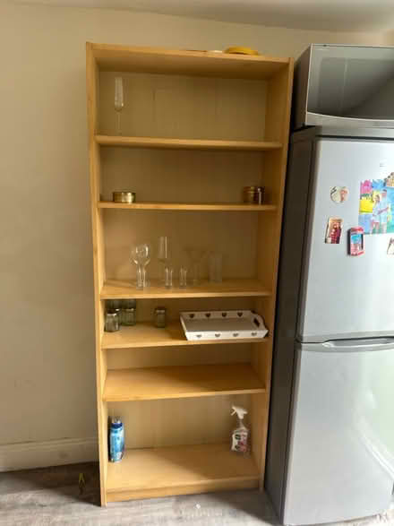 Photo of free Wooden shelvin unit (Leytonstone) #2