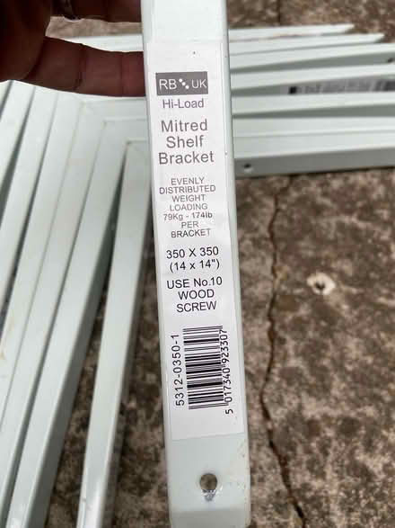Photo of free White metal brackets (Banbury (OX17)) #2