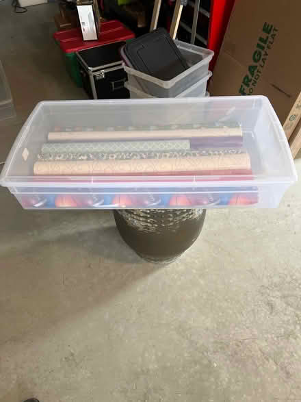Photo of free Storage Boxes for Wrapping Paper (Brentwood, Trilogy) #1