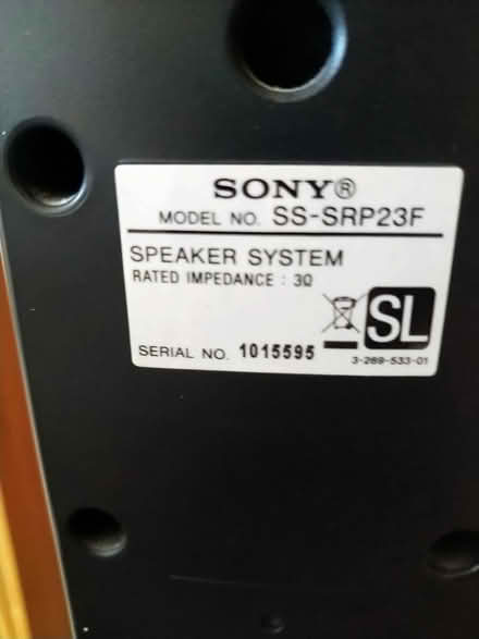 Photo of free Sony Surround Sound Speakers (Gosport PO12) #3