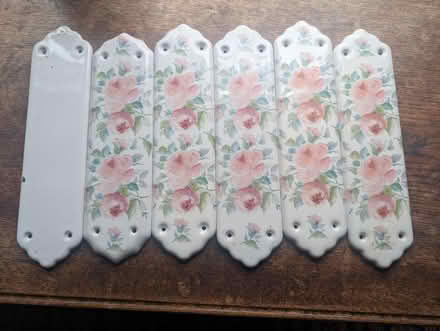 Photo of free Old ceramic door plates (Neasden NW10) #1