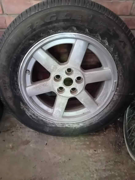 Photo of free Goodyear Tyre and alloy wheel (Blandford DT11) #1