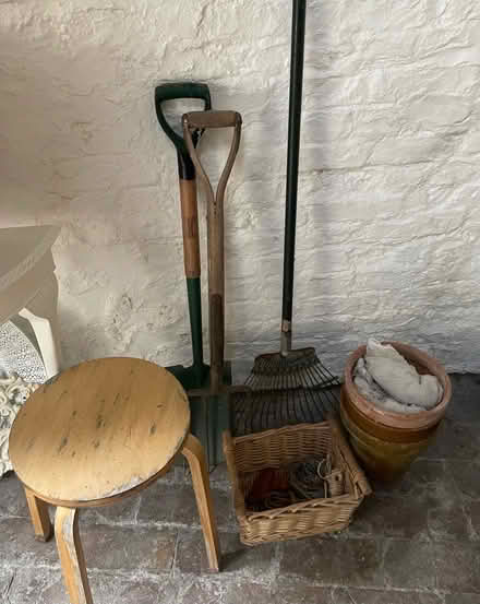 Photo of free Garden tools and stool. (Shrewsbury SY1) #1
